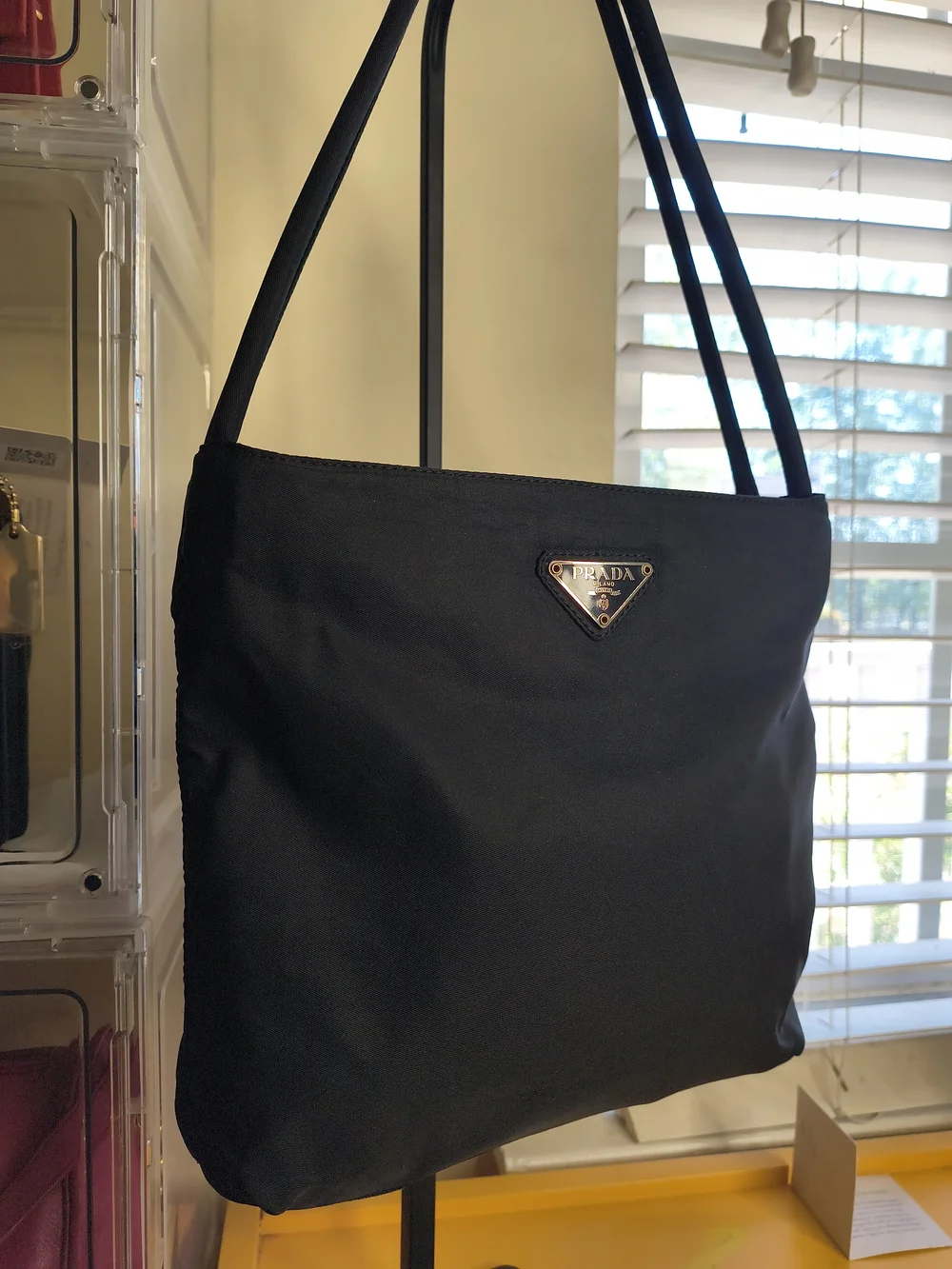 Prada Black Nylon Tessuto Small Tote Bag - Vintage - COA Included - very clean - Picture 3 of 16